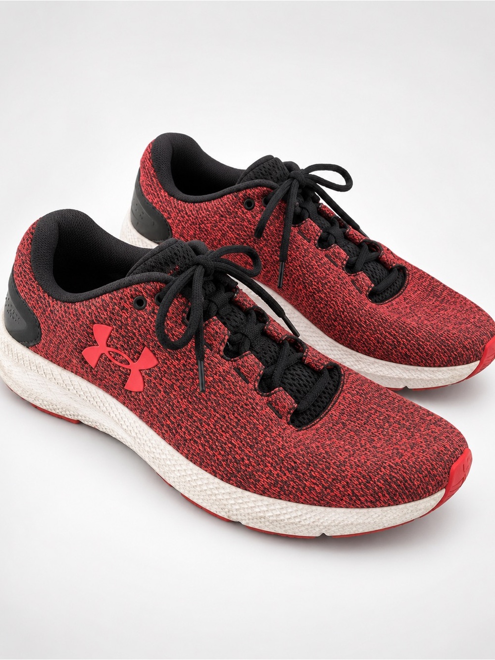 Under Armour Charged Pursuit 2 Twist Men’s 10.5 Red Black Running Shoes